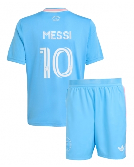 Inter Miami Lionel Messi #10 Maglia Gara Terza Repliche 2025-26 Bambino Maniche Corte